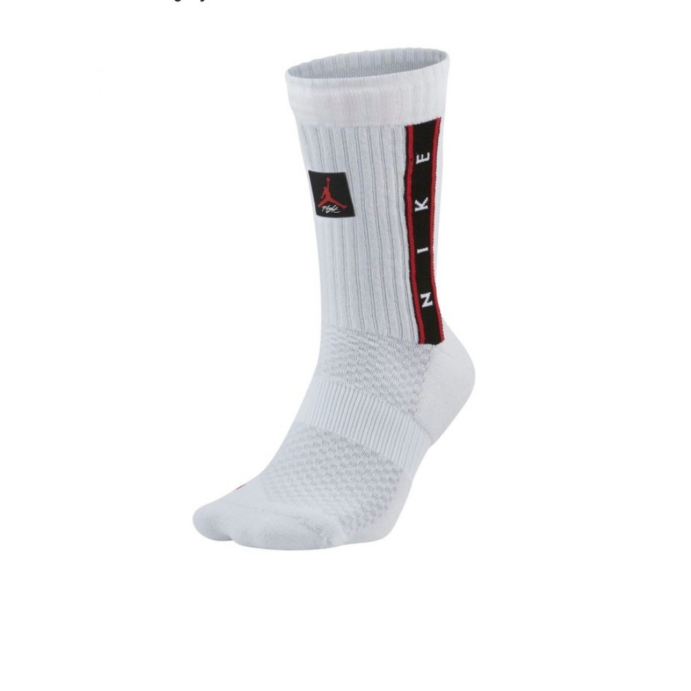New JORDAN LEGACY CREW SOCKS Medium  Men – White CU7905-100